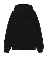Palm Angels Monogram Statement Hoodie in Black, view 2, click to view large image.