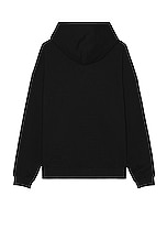 Palm Angels Sartorial Tape Classic Hoodie in Black, view 2, click to view large image.
