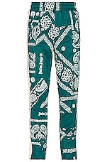 Palm Angels Bandana Track Pants in Green | FWRD