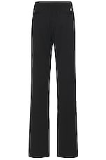 Palm Angels Monogram Travel Pants in Black, view 2, click to view large image.