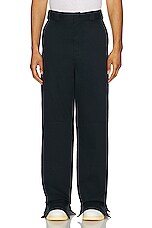 Palm Angels Sartorial Work Pants in Navy Blue, view 5, click to view large image.