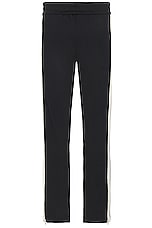 Palm Angels Classic Track Pants in Black, view 2, click to view large image.