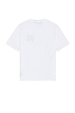 Palm Angels Monogram Tee in White & Black, view 2, click to view large image.
