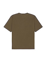 Palm Angels Monogram Statement Tee in Brown, view 2, click to view large image.