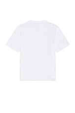 Palm Angels Sartorial Tape Tee in White, view 2, click to view large image.