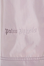 Palm Angels Classic Logo Swimshort in Lilac, view 3, click to view large image.