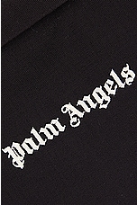 Palm Angels Cordura Logo Backpack in Black & White, view 5, click to view large image.