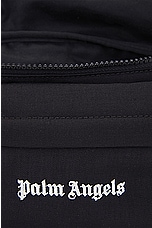 Palm Angels Cordura Logo Fannypack in Black & White, view 7, click to view large image.