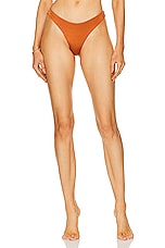 Palm Mariella Bikini Bottom in Copper, view 1, click to view large image.