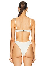 Palm Mariella Bikini Top in Ivory, view 3, click to view large image.