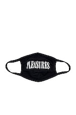 Pleasures Balance Face Mask in Black, view 1, click to view large image.