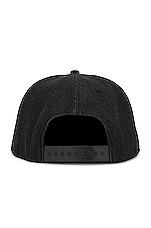 Pleasures Stretch Snapback in Black, view 2, click to view large image.
