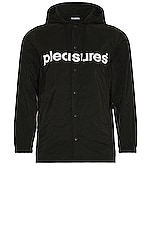 Pleasures Keys Coaches Jacket in Black, view 1, click to view large image.