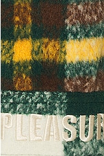 Pleasures Folklore Plaid Work Jacket in Green, view 3, click to view large image.