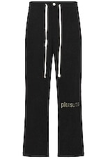 Pleasures Levy Corduroy Wide Pants in Black, view 1, click to view large image.