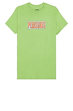 Pleasures Thirsty T-shirt in Kiwi, view 2, click to view large image.
