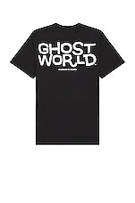 Pleasures Ghost World T-shirt in Black, view 2, click to view large image.