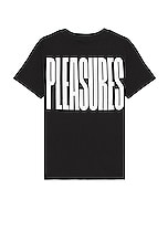 Pleasures Master T-shirt in Black, view 2, click to view large image.