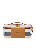 Paravel Cabana See-all Vanity Case in Shandy, view 2, click to view large image.