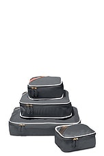 Paravel Packing Cube Quad Case in Flatiron Grey, view 2, click to view large image.