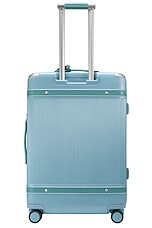 Paravel Aviator100 Checked Suitcase in Marine Blue, view 2, click to view large image.