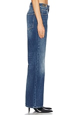 RABANNE Pantalon Straight Leg in Dark Denim Stone, view 3, click to view large image.