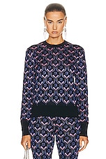 RABANNE Pullover Sweater in Neon Paco, view 1, click to view large image.