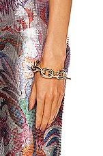 RABANNE Large Chain Bracelet in Gold, view 2, click to view large image.