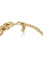 RABANNE Charm Chain Necklace in Gold, view 4, click to view large image.