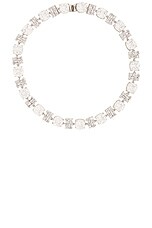 RABANNE Crystal Choker in Silver & Crystal, view 1, click to view large image.