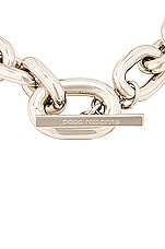 RABANNE XL Link Necklace in Silver, view 3, click to view large image.