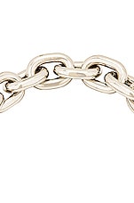 RABANNE XL Link Necklace in Silver, view 4, click to view large image.