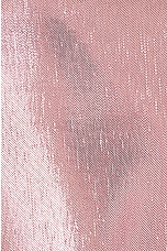 RABANNE Metallic Blazer in Pink, view 5, click to view large image.