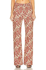 RABANNE Straight Leg Pant in Cotton Grunge Tapestry, view 1, click to view large image.