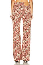 RABANNE Straight Leg Pant in Cotton Grunge Tapestry, view 3, click to view large image.