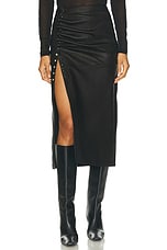 RABANNE Jupe Skirt in Black, view 1, click to view large image.