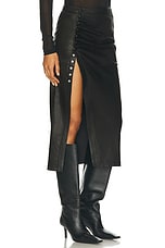 RABANNE Jupe Skirt in Black, view 2, click to view large image.