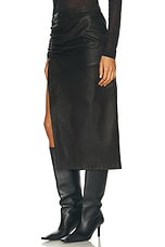 RABANNE Jupe Skirt in Black, view 3, click to view large image.