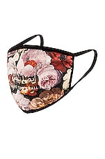 Found Floral Painting Cotton Face Mask in Floral Painting, view 2, click to view large image.