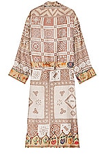 Pierre-Louis Mascia Dressing Gown in Multi, view 2, click to view large image.