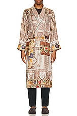 Pierre-Louis Mascia Dressing Gown in Multi, view 4, click to view large image.