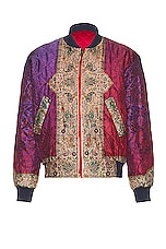 Pierre-Louis Mascia Quilted Bomber in Multi, view 1, click to view large image.