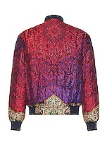 Pierre-Louis Mascia Quilted Bomber in Multi, view 2, click to view large image.