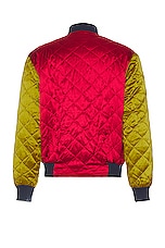 Pierre-Louis Mascia Quilted Bomber in Multi, view 4, click to view large image.