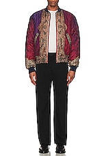 Pierre-Louis Mascia Quilted Bomber in Multi, view 7, click to view large image.