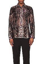 Pierre-Louis Mascia Camicia Button Down Shirt in Multi, view 3, click to view large image.