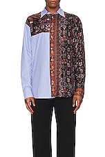 Pierre-Louis Mascia Camicia Button Down Shirt in Multi, view 4, click to view large image.