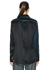 Pierre-Louis Mascia Longsleeve Shirt in Blue, view 3, click to view large image.