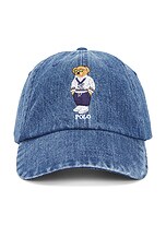 Polo Ralph Lauren Denim Classic Novelty Bear Sport Cap in  display picture 3