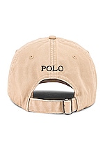 Polo Ralph Lauren Chino Cap in Nubuck & Relay Blue, view 4, click to view large image.